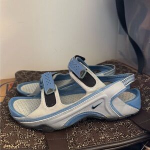VTG Nike ACG Blue and Gray Sandals